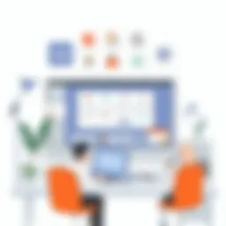 A visual representation of online collaboration tools