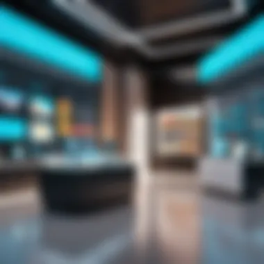 Transformative Retail Experience with Optical Sales Software Retail space utilizing optical sales software for enhanced customer interaction