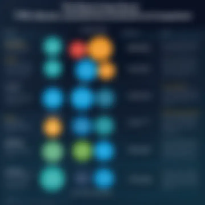 Comparison chart of top TMS software solutions