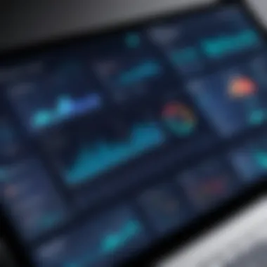 Real Estate Development Dashboard A digital dashboard showcasing real estate development metrics