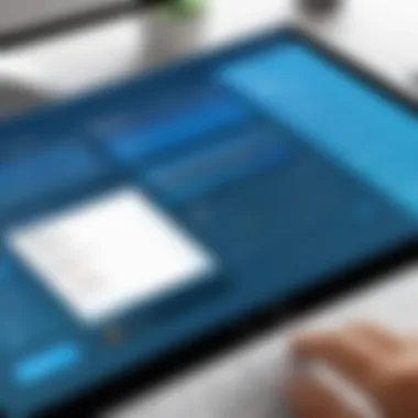 User Interface of a Real Estate Management Tool A user interface design of a real estate project management tool