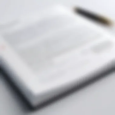 Understanding Regulatory Frameworks An open book with regulatory guidelines and a pen