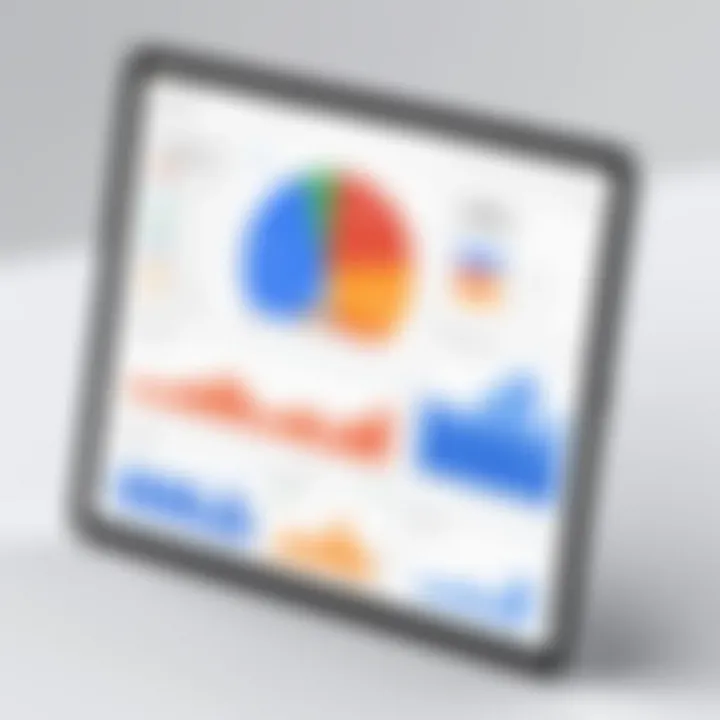 Analytics graph showing engagement metrics