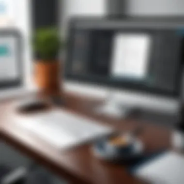 Exploring PDF Editing Tools A digital workspace showcasing multiple PDF editing tools