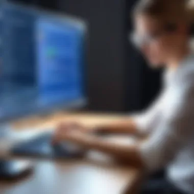 Choosing the Right Note Keeping Software A user selecting the right note keeping software based on personal or professional needs