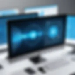 Visual representation of high-resolution screen sharing technology