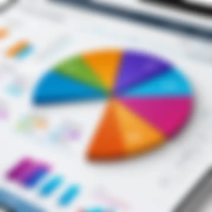 Graph illustrating financial performance metrics