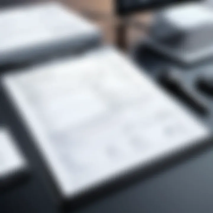Detailed invoicing example showcasing various features