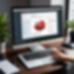 Interface of ABBYY FineReader Professional showcasing its user-friendly design.