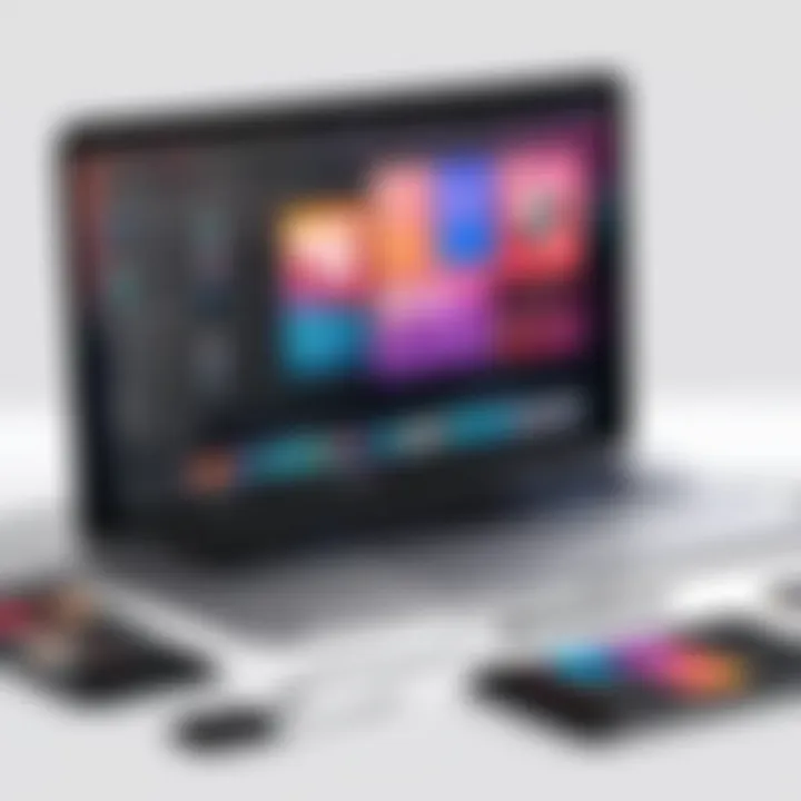 Interface of Apple Music Maker Software showcasing various tools