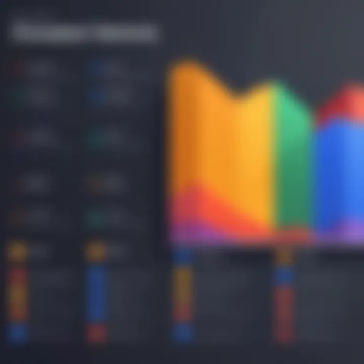 Graph depicting pricing tiers