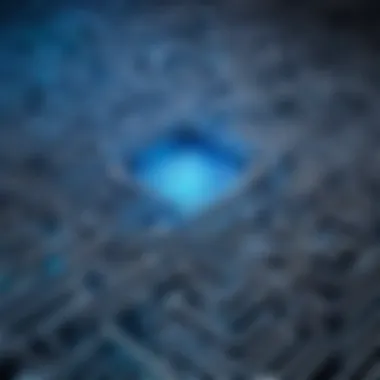 Navigating Complex Cyber Threats A maze symbolizing complex cyber threats