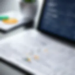 The concept of payroll deposit illustrated with financial symbols