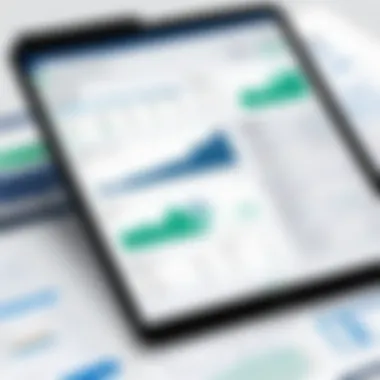 QuickBooks Workbook Interface Detailed interface of QuickBooks Workbook showcasing financial data