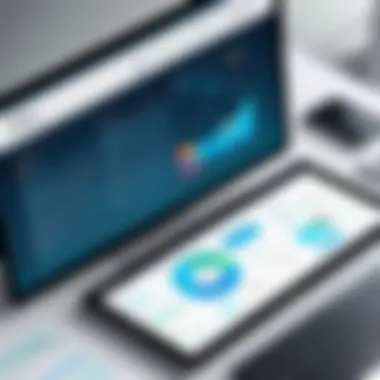 Modern Payroll System Interface A modern payroll system interface showcasing data analytics