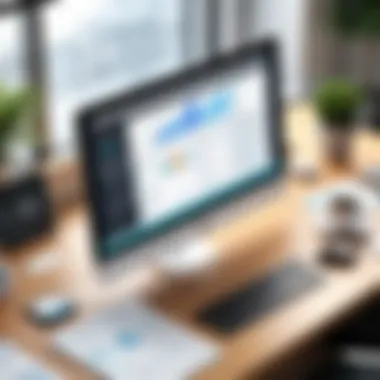 Professional Workspace for Payroll Management A professional workspace with payroll management tools and resources