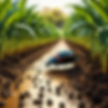 Impact of Pest Control on Agriculture Visual representation of pest control impact on agriculture