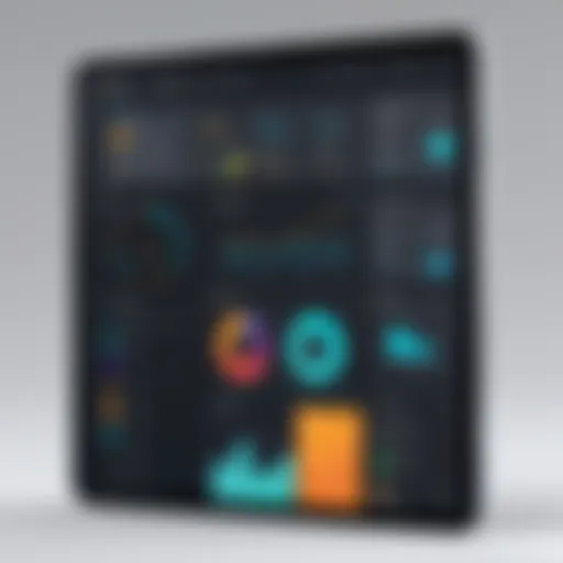 A visual representation of ZohoRecruit's dashboard showcasing key features