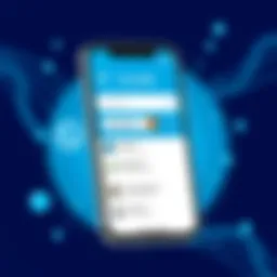 Illustration of Truecaller app interface showcasing name search feature