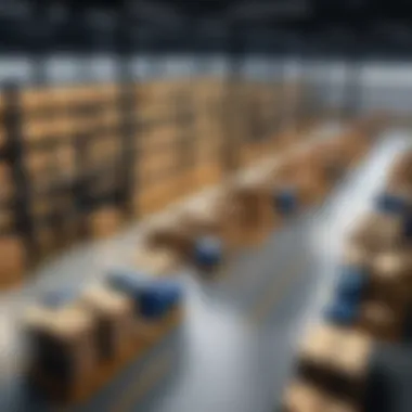 Exploring Modern Warehouse Technology A modern warehouse equipped with advanced technology