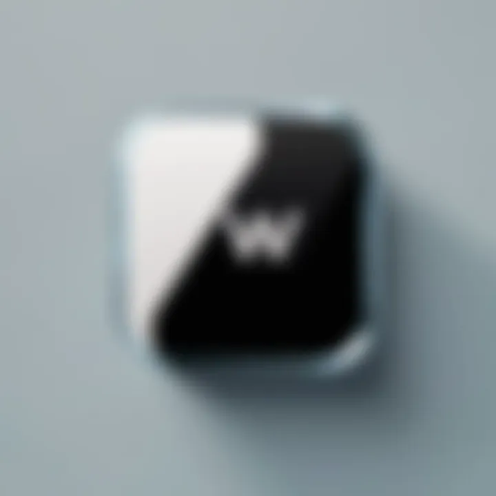 WeTransfer logo showcasing its modern design